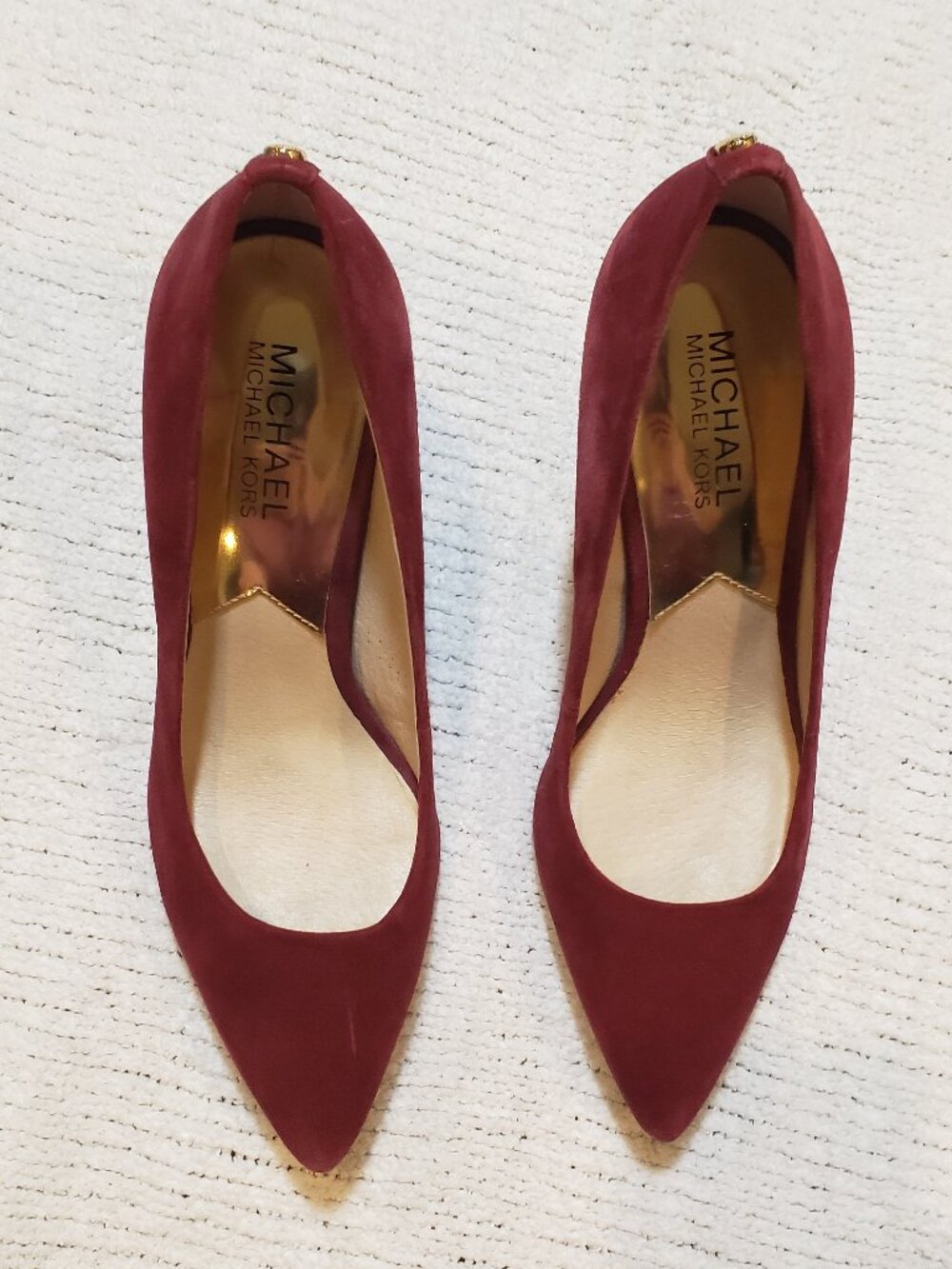 Michael Kors Merlot Red heel size 7